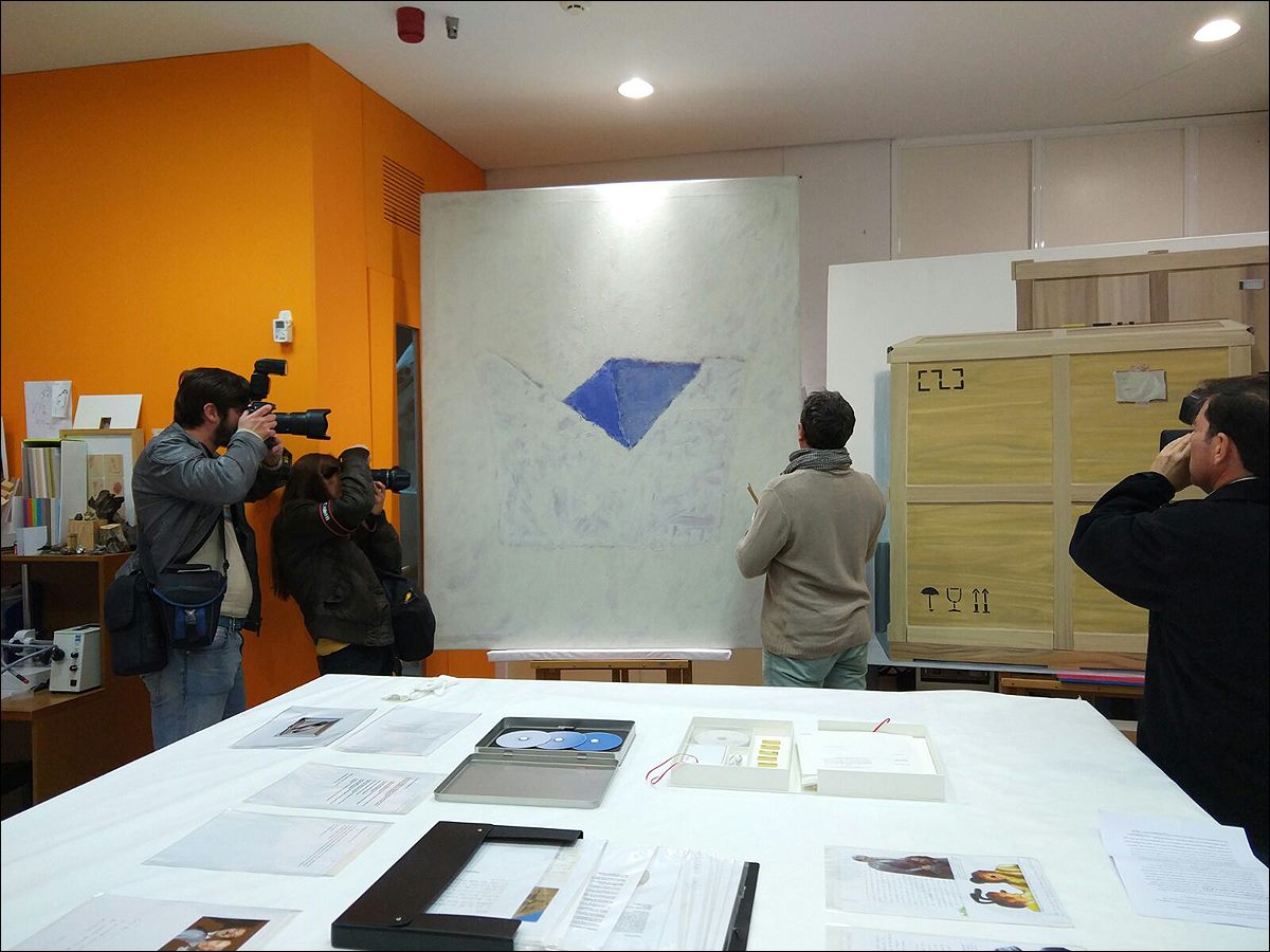 Presentación de las adquisiciones recientes del Centro Andaluz de Arte Contemporáneo. Foto: Cortesía CAAC